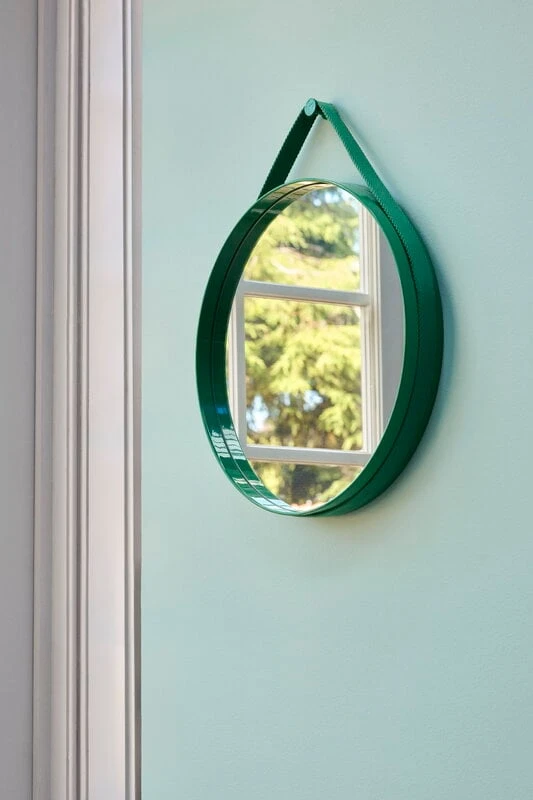 HAY Strap Mirror, No 2, Small, Green 2 HAY Strap Mirror, No 2, Small, Green - Image 2