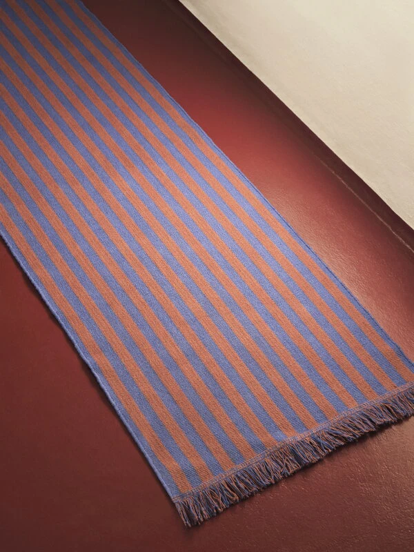 HAY Stripes And Stripes Rug, 65 X 300 Cm, Navy Cacao 6 HAY Stripes And Stripes Rug, 65 X 300 Cm, Navy Cacao - Image 6