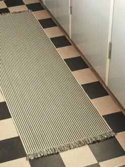 HAY Stripes And Stripes Rug, 60 X 200 Cm, Cucumber Green 10 HAY Stripes And Stripes Rug, 60 X 200 Cm, Cucumber Green -Hay Stripes and Stripes cucumber green 01
