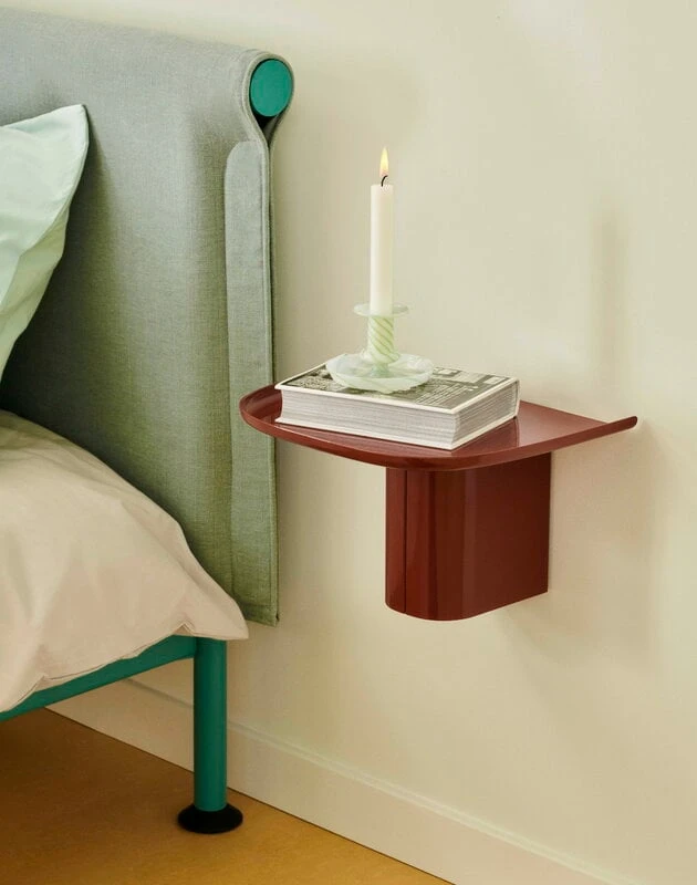 HAY Korpus Shelf S, 1 Hook, Brick Red 3 HAY Korpus Shelf S, 1 Hook, Brick Red - Image 3