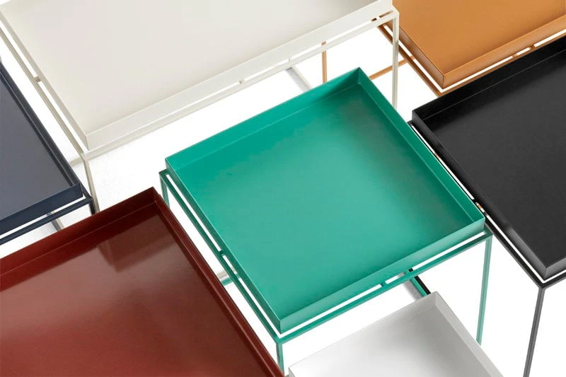 HAY Tray Table Medium Square, Peppermint 3 HAY Tray Table Medium Square, Peppermint - Image 3