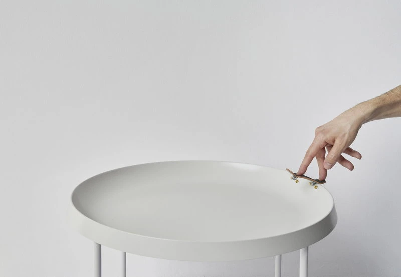 HAY Tulou Coffee Table 55 Cm, Off White 2 HAY Tulou Coffee Table 55 Cm, Off White - Image 2