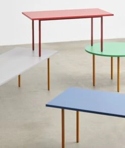 HAY Two-Colour Table, 200 X 90 Cm, Ochre - Light Grey -Hay Two Colour Booklet 26 5