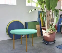 HAY Two-Colour Table, 120 Cm, Ochre - Green Mint 9 HAY Two-Colour Table, 120 Cm, Ochre - Green Mint -Hay Two Colour Booklet 9 1