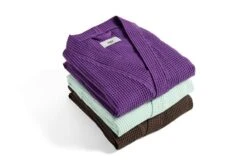 HAY Waffle Bathrobe, One Size, Vibrant Purple -Hay Waffle Bathrobe family 05 1