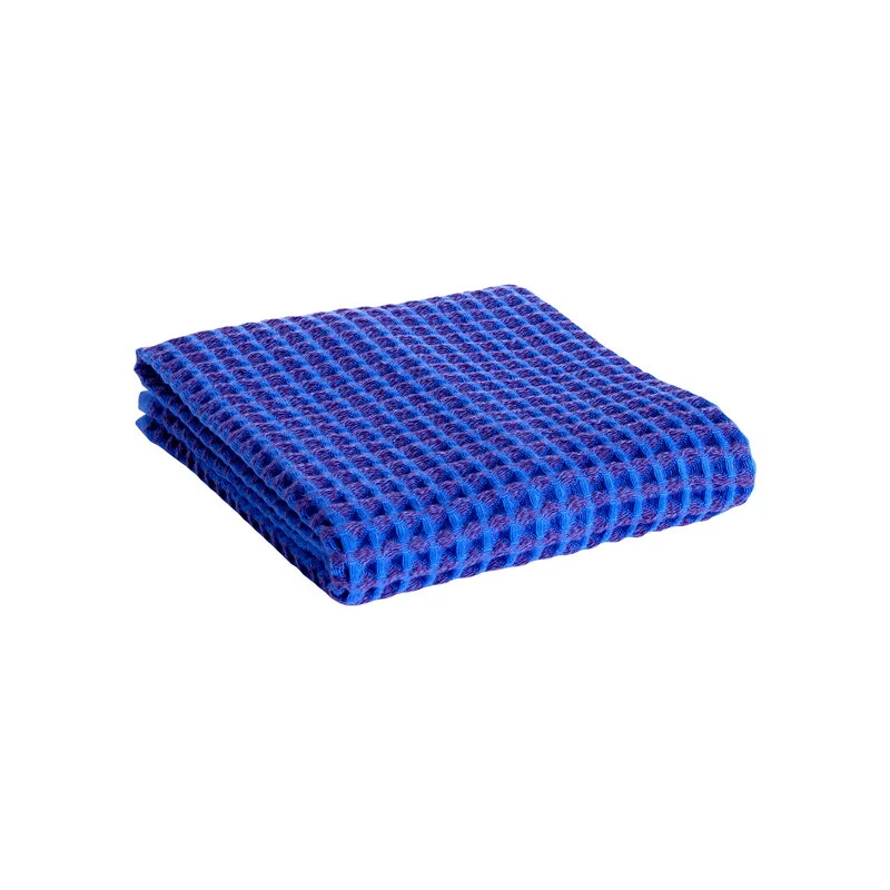 HAY Waffle Hand Towel, Vibrant Blue 1 HAY Waffle Hand Towel, Vibrant Blue