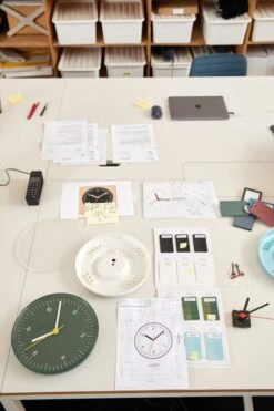 HAY Wall Clock, Green -Hay Wall Clock Studio Visit