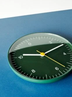 HAY Wall Clock, Green -Hay Wall Clock dark green 1