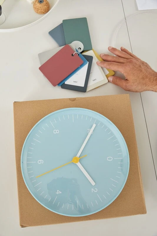 HAY Wall Clock, Blue 3 HAY Wall Clock, Blue - Image 3