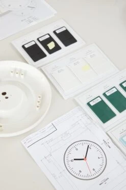 HAY Wall Clock, Black 9 HAY Wall Clock, Black -Hay Wall Clock white Studio Visit 05