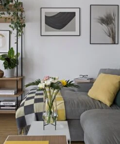 HAY Flowerpot And Saucer, M, Grey -Hay design stories x my full house 18