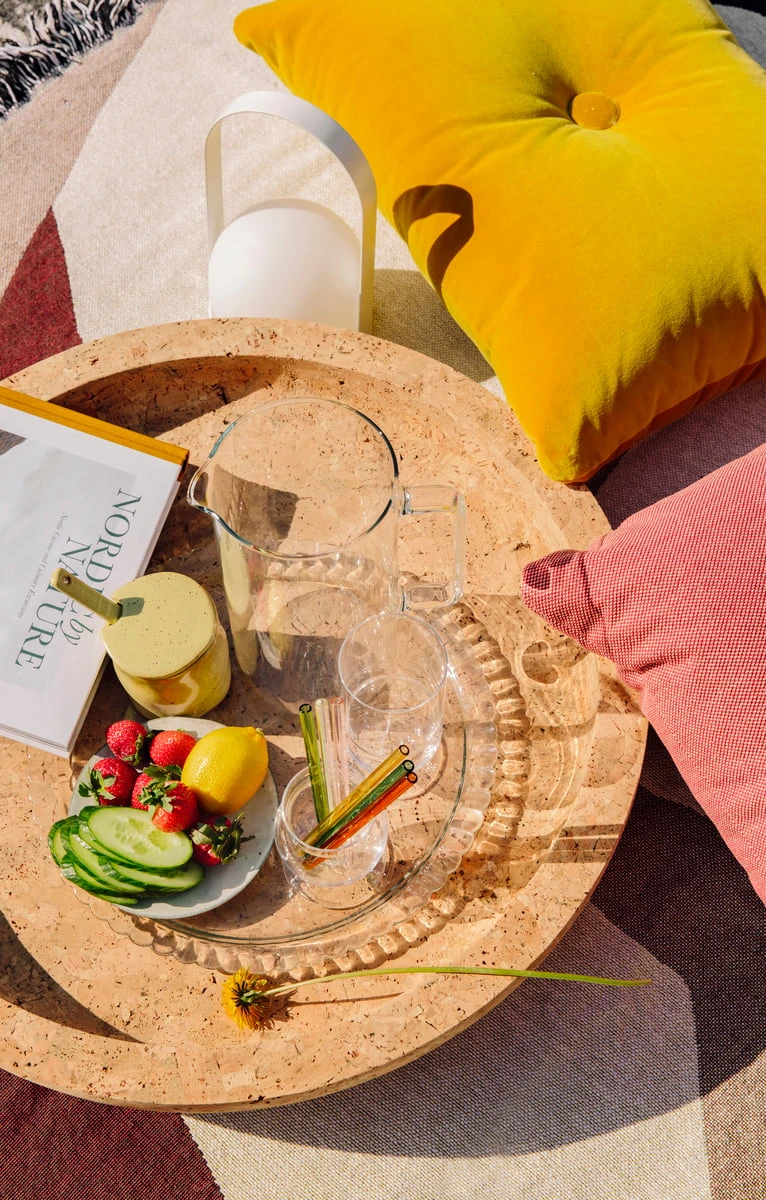 HAY Dot Cushion, Steelcut Trio, Rose 2 HAY Dot Cushion, Steelcut Trio, Rose - Image 2