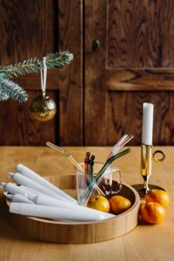 HAY Sip Swirl Straws, 6 Pcs, Glass -Hay suvi kesalainen Drinkki8