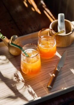 HAY Sip Swirl Straws, 6 Pcs, Glass -Hay taco Ruoka1